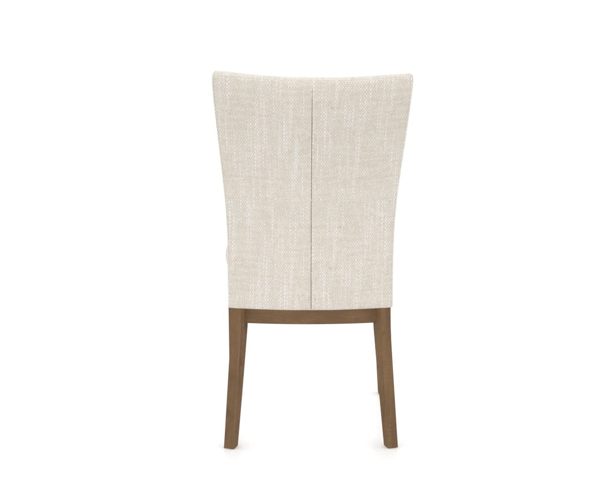 Canadel Frank Dining Chair in Pecan Washed, FT InsideOut®, back view