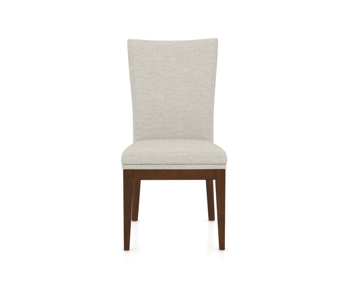 Canadel Frank Dining Chair in Cognac Washed, TB Fabric, front view