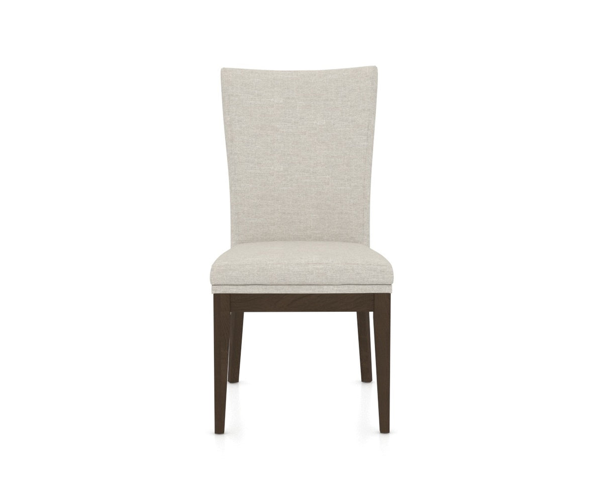 Canadel Frank Dining Chair in Hazelnut Washed, TB Fabric, front view