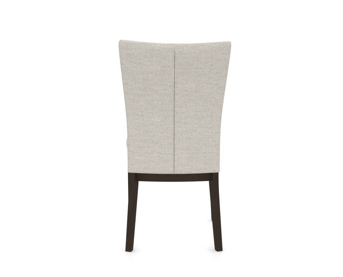 Canadel Frank Dining Chair in Davy's Grey, TB Fabric, back view