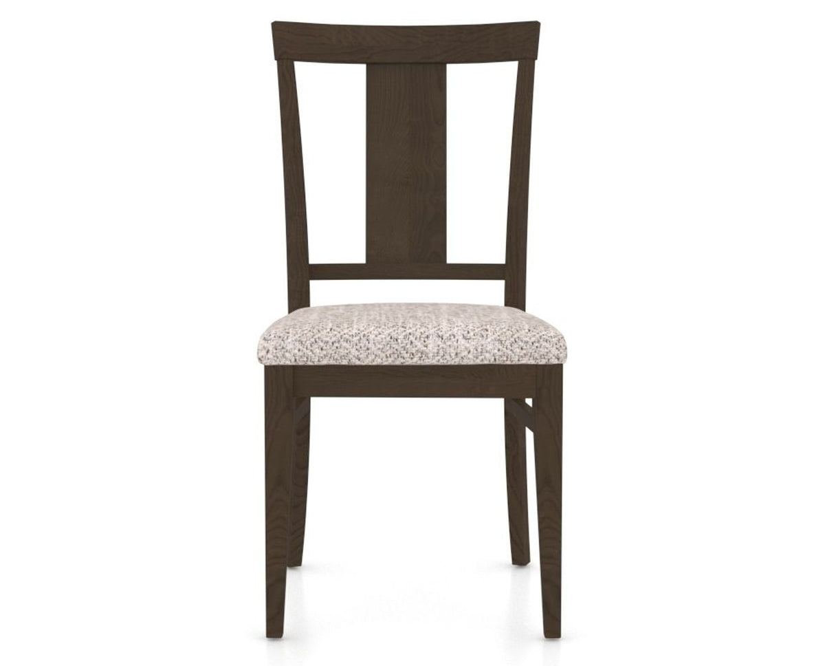 Canadel Dining Chair 5024 in FP Crypton® and 29 Hazelnut Washed, front view