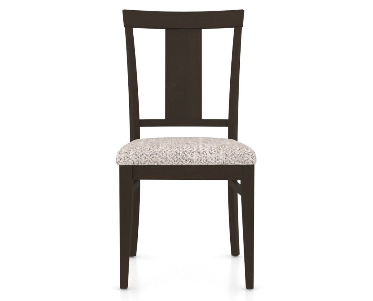 Canadel Dining Chair 5024 in FP Crypton® and 59 Davy's Grey, front view