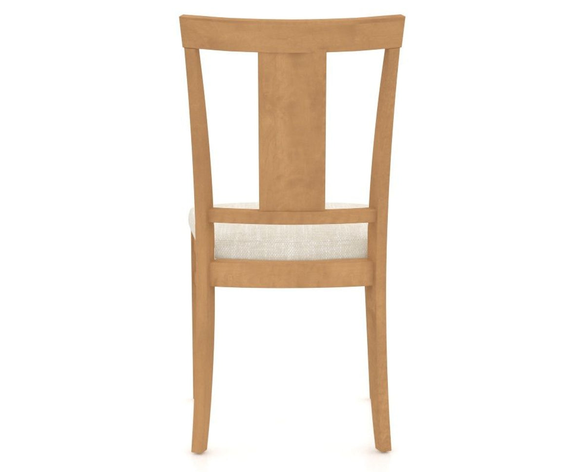 Canadel Dining Chair 5024 in FT InsideOut® and 20 Caramel Washed, back view