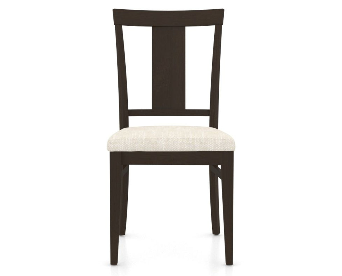 Canadel Dining Chair 5024 in FT InsideOut® and 59 Davy's Grey, front view