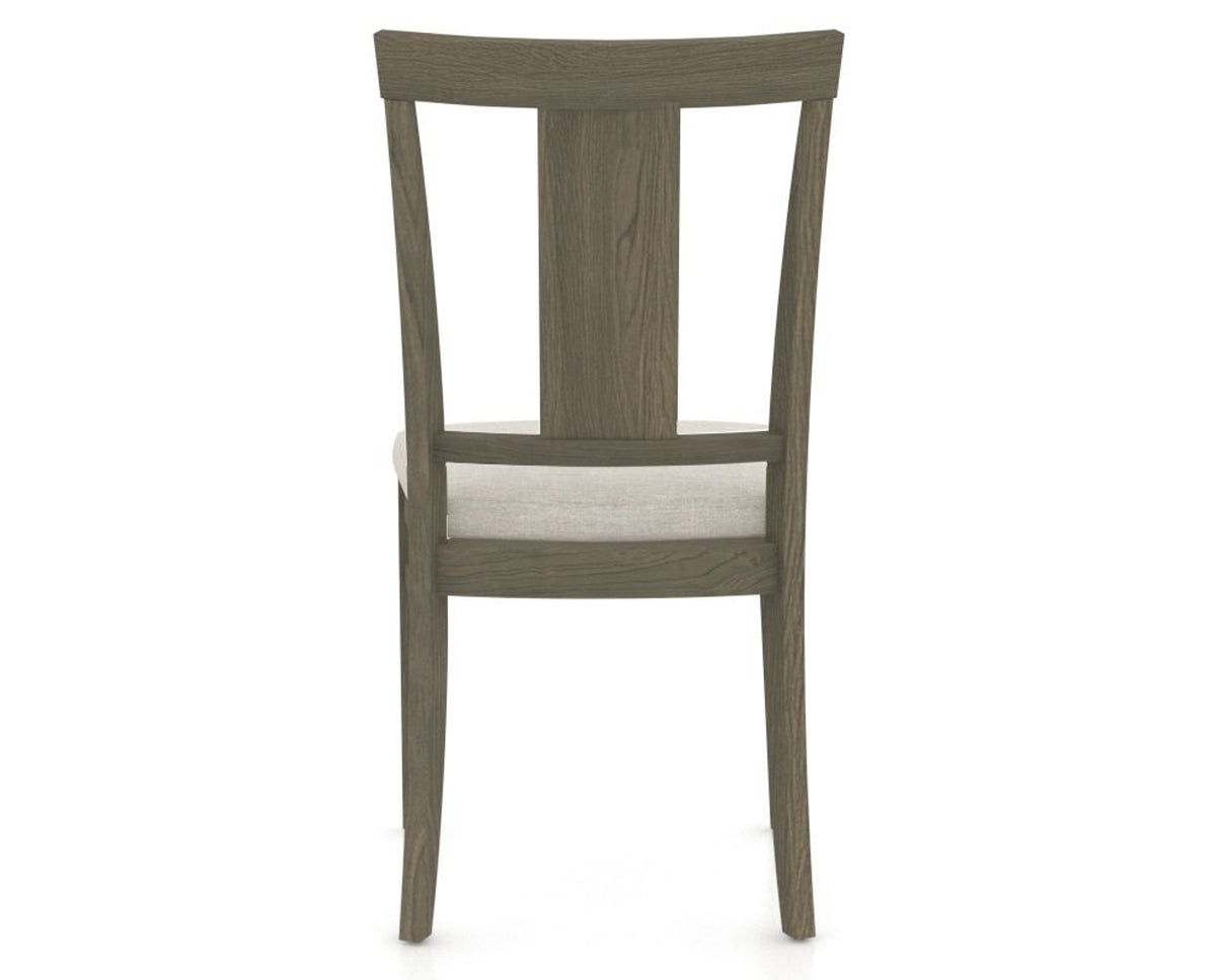 Canadel Dining Chair 5024 in TB Fabric and 08 Shadow, back view