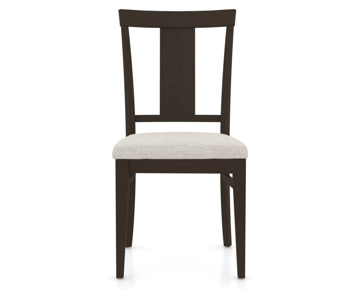 Canadel Dining Chair 5024 in TB Fabric and 59 Davy's Grey, front view