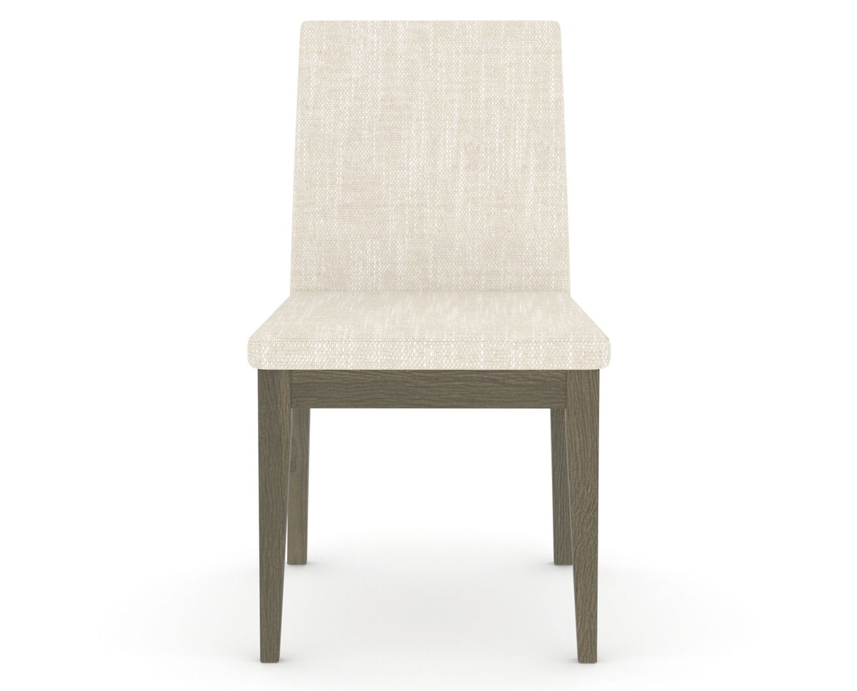 Canadel Upholstered Dining Chair 5038 in FT InsideOut® and 08 Shadow, front view