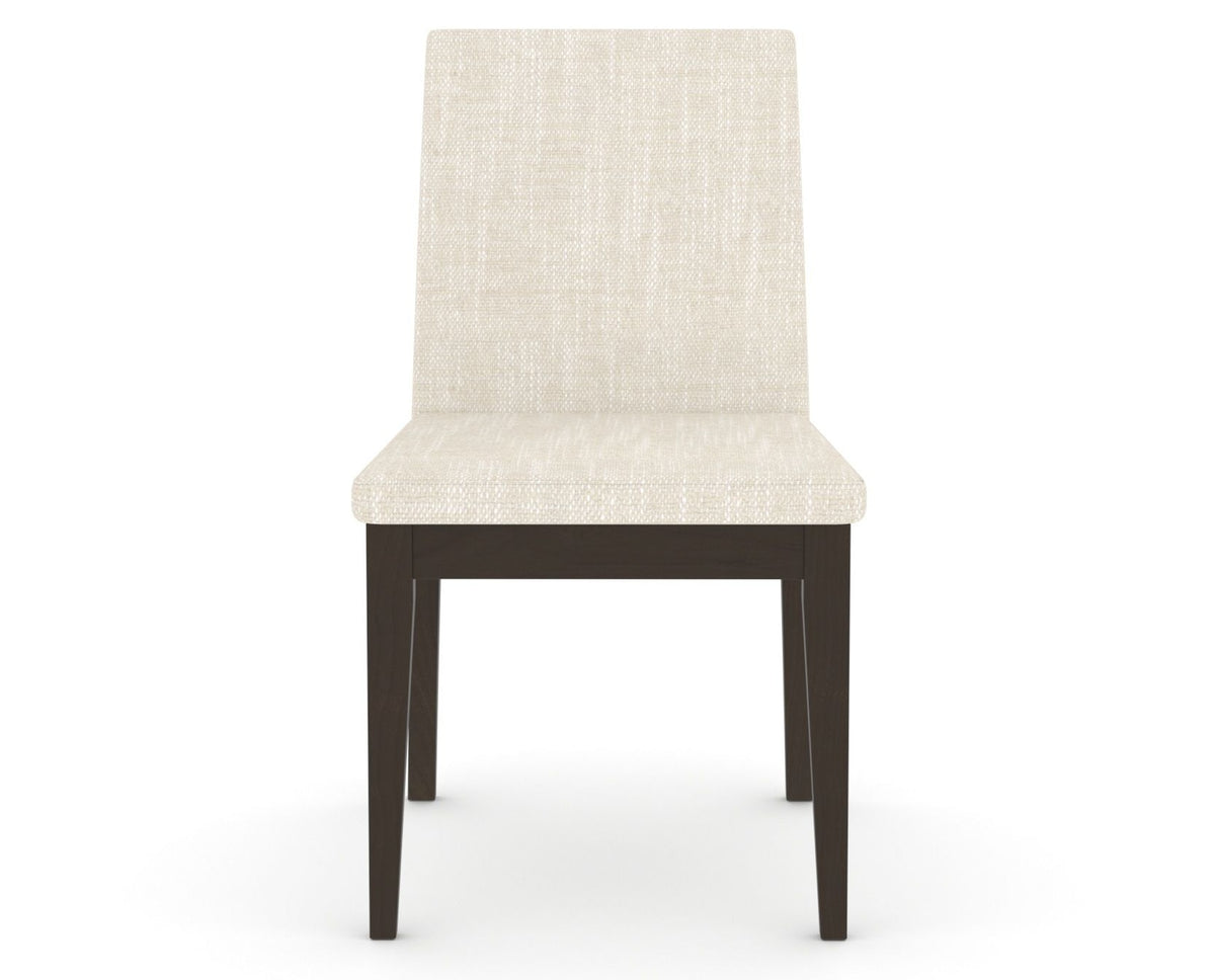 Canadel Upholstered Dining Chair 5038 in FT InsideOut® and 59 Davy's Grey, front view
