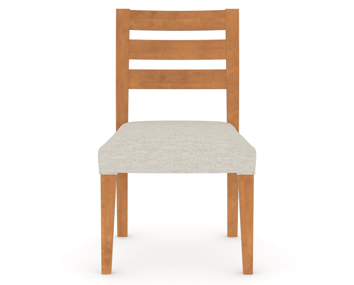 Canadel Upholstered Dining Chair 5039 in Honey Washed, front view