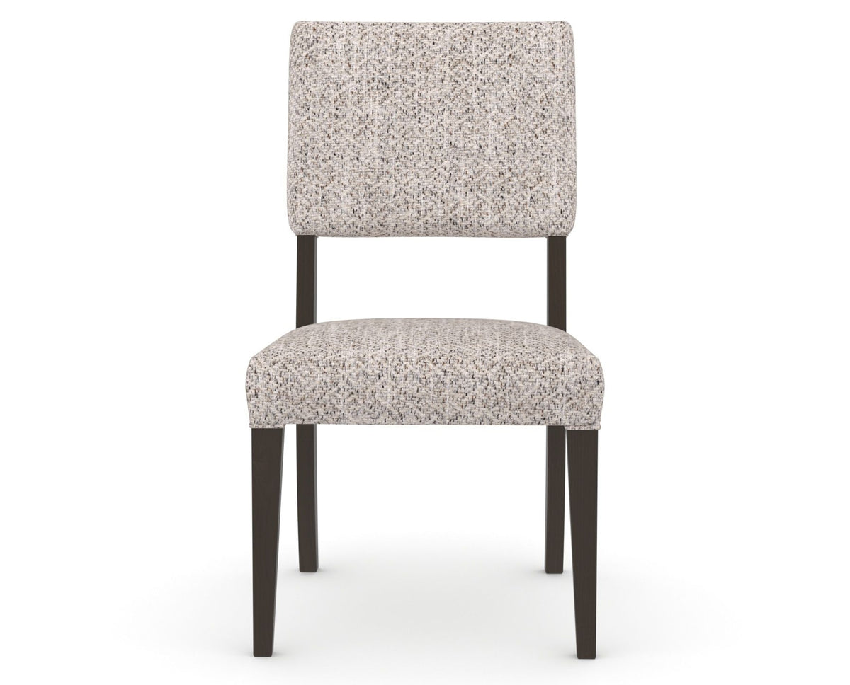 Canadel Upholstered Dining Chair 5051 in FP Crypton® and 59 Davy's Grey, front view