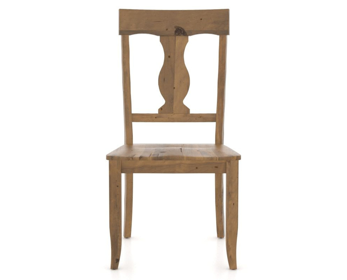 Canadel Champlain Dining Chair 5077 in Oak Washed, front view