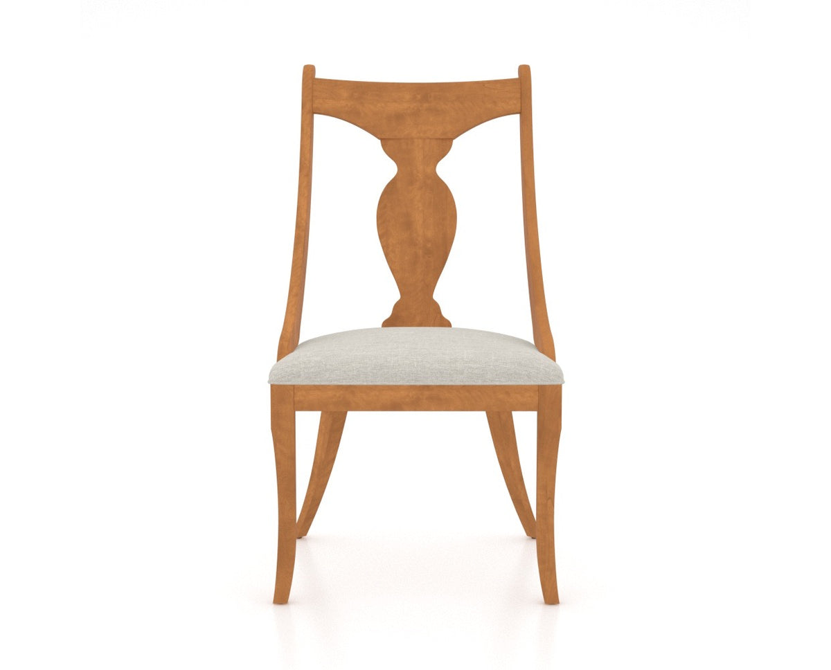 Canadel Farmhouse Dining Chair 5161 in Honey Washed, front view