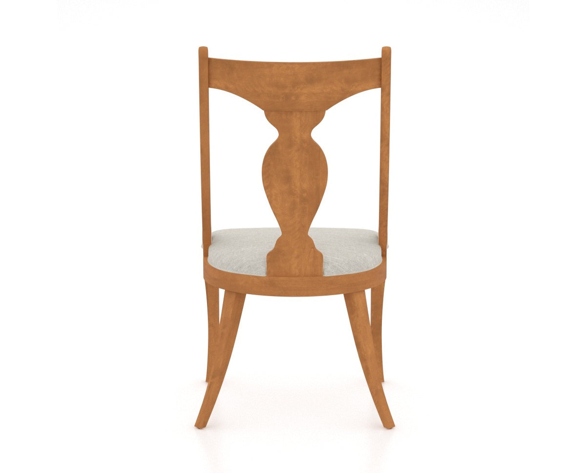 Canadel Farmhouse Dining Chair 5161 in Honey Washed, back view