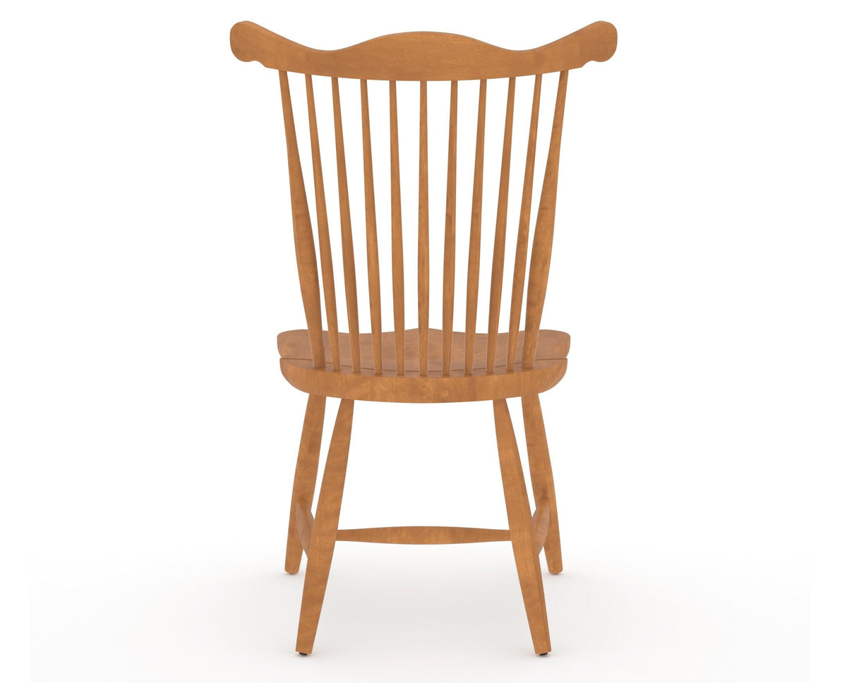 Canadel Wood Dining Chair 5162 in Honey Washed, back view