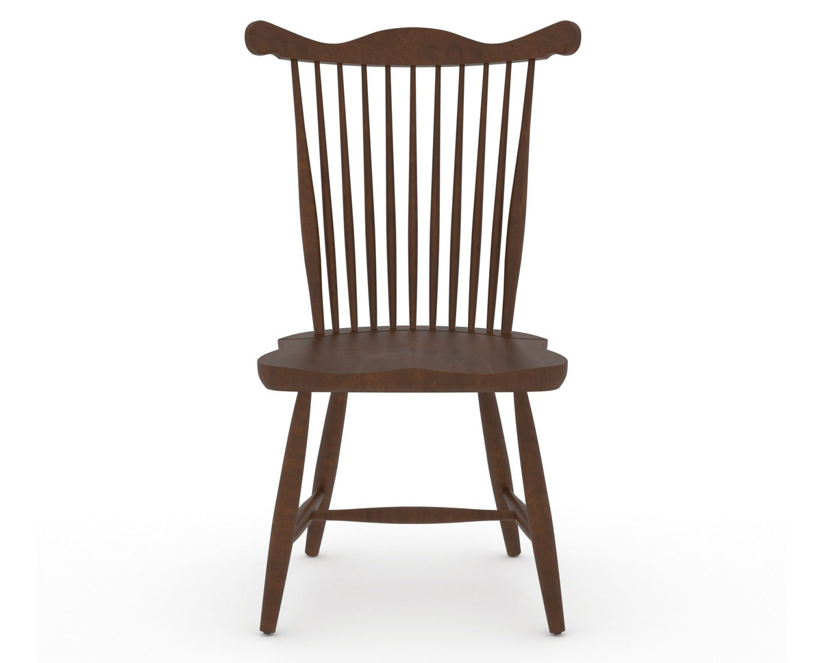 Canadel Wood Dining Chair 5162 in 19 Cognac Washed, front view