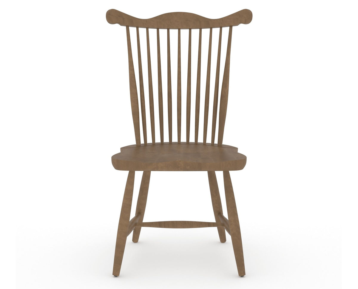 Canadel Wood Dining Chair 5162 in 25 Pecan Washed, front view