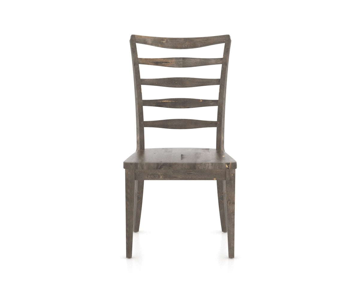 Canadel Champlain Ladder Dining Chair in Shadow, front view