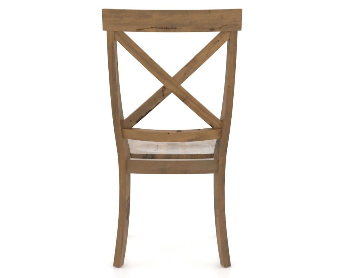 Canadel Champlain Dining Chair 5186 in Oak Washed, back view