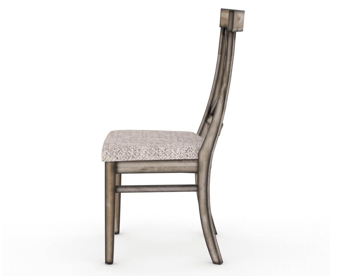 Canadel Champlain Dining Chair 5186 in FP Crypton® and 72 Heritage Nature, side view