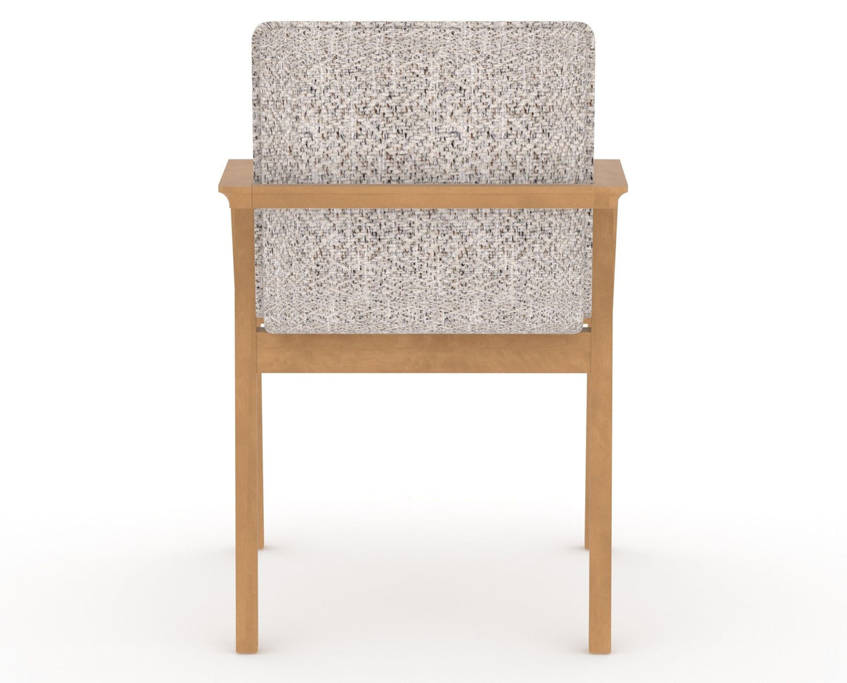 Canadel Downtown Tova Dining Chair in Caramel Washed, FP Crypton®, back view