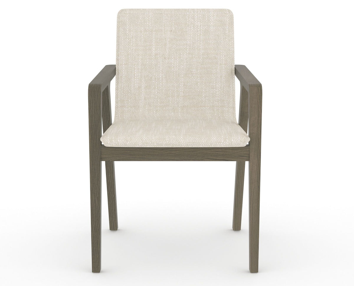 Canadel Downtown Tova Dining Chair in Shadow, FT InsideOut®, front view