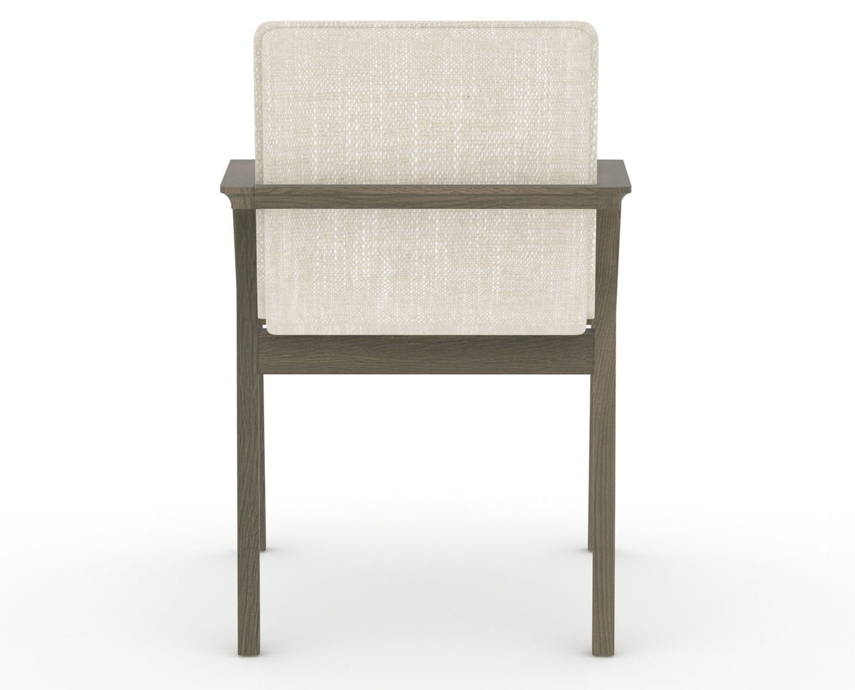 Canadel Downtown Tova Dining Chair in Shadow, FT InsideOut®, back view