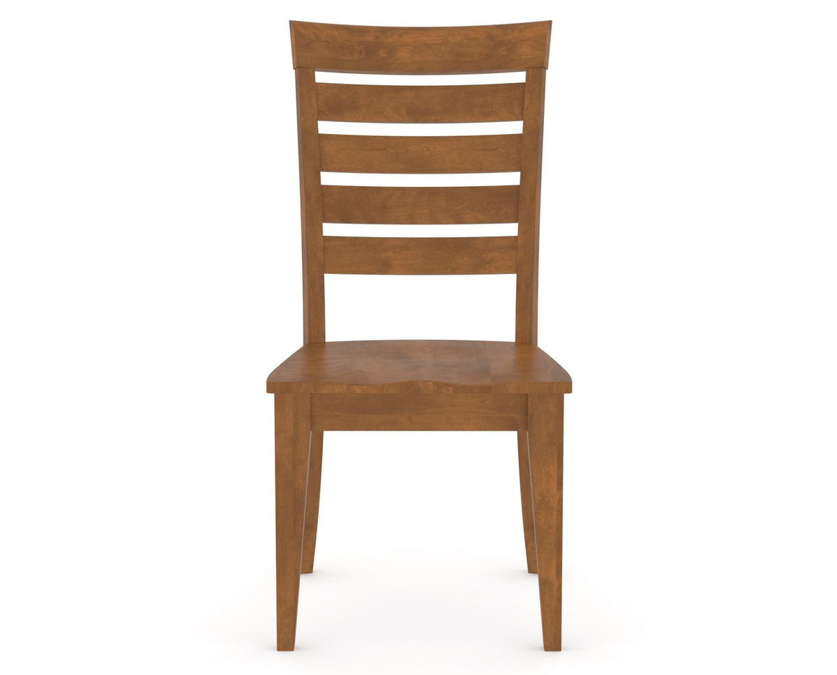 Canadel Gourmet Met Dining Chair in Oak Washed, front view