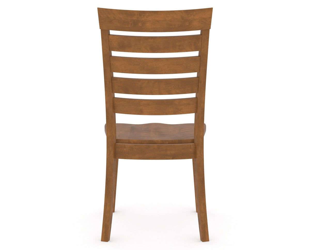 Canadel Gourmet Met Dining Chair in Oak Washed, back view