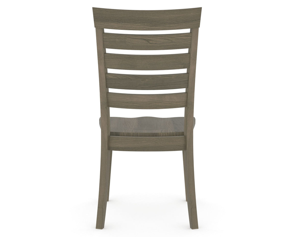 Canadel Gourmet Met Dining Chair in Shadow, back view