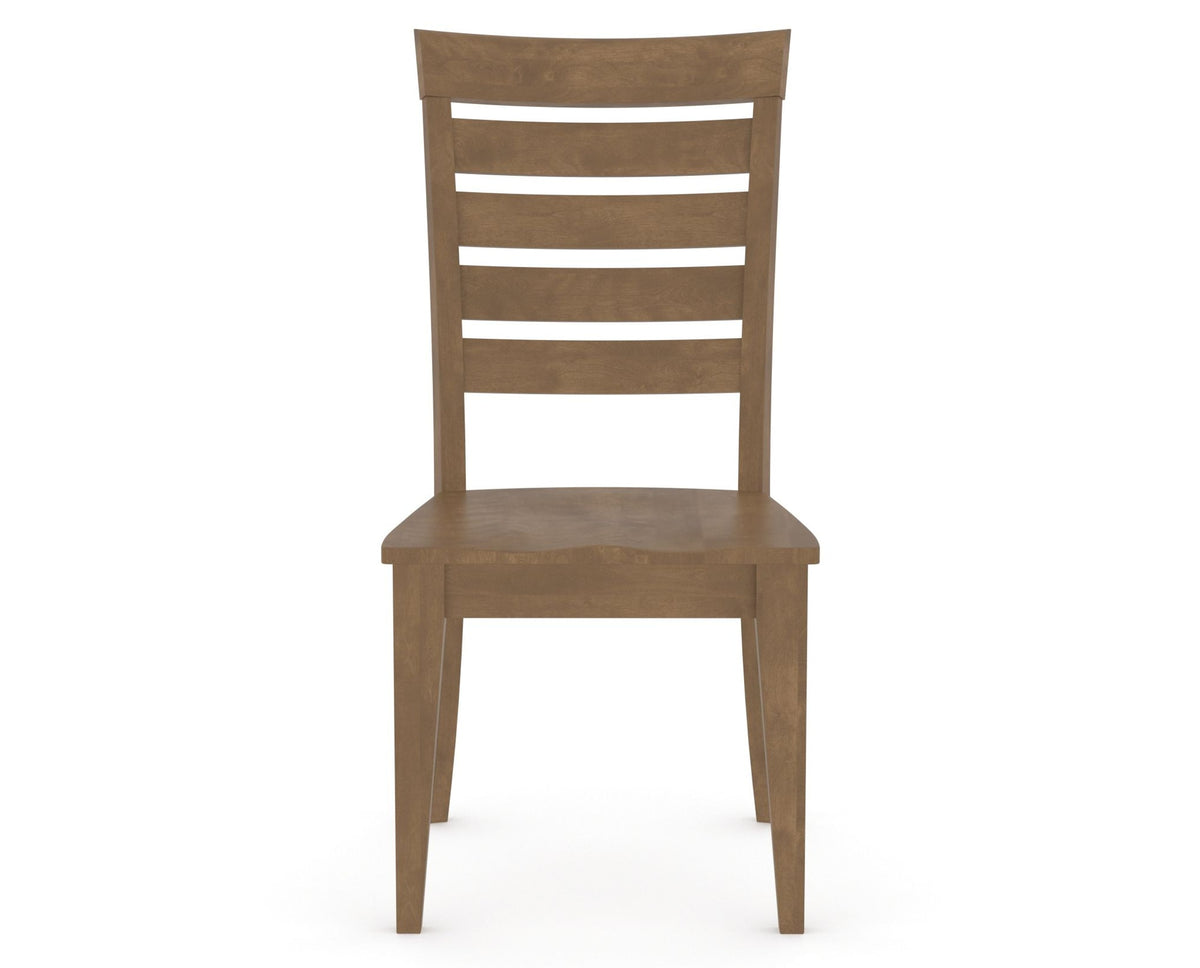 Canadel Gourmet Met Dining Chair in Pecan Washed, front view