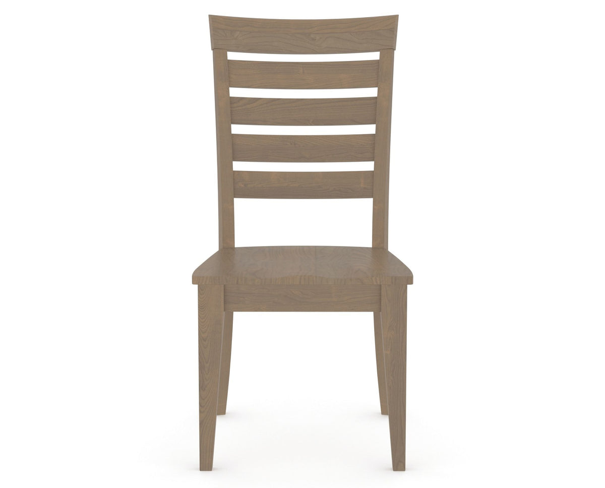 Canadel Gourmet Met Dining Chair in Weathered Grey, front view