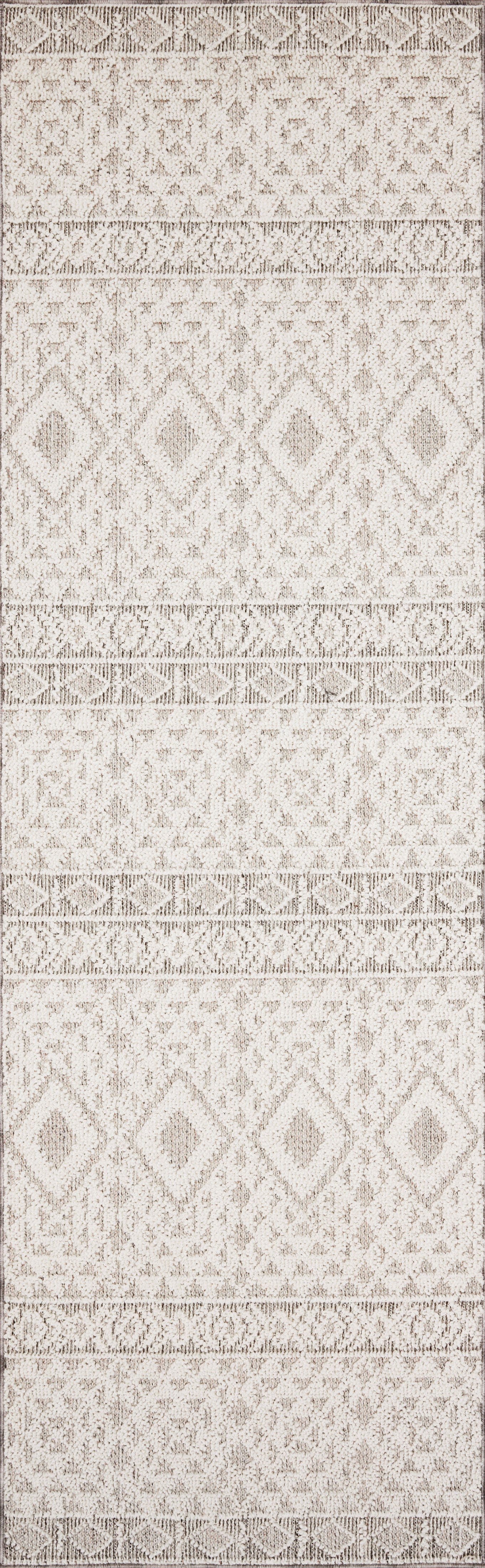 Cole Rug 04 | Silver / Ivory