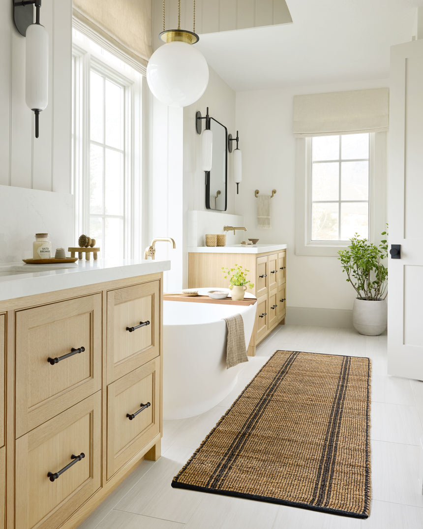 Colton Rug 01 | Natural / Black