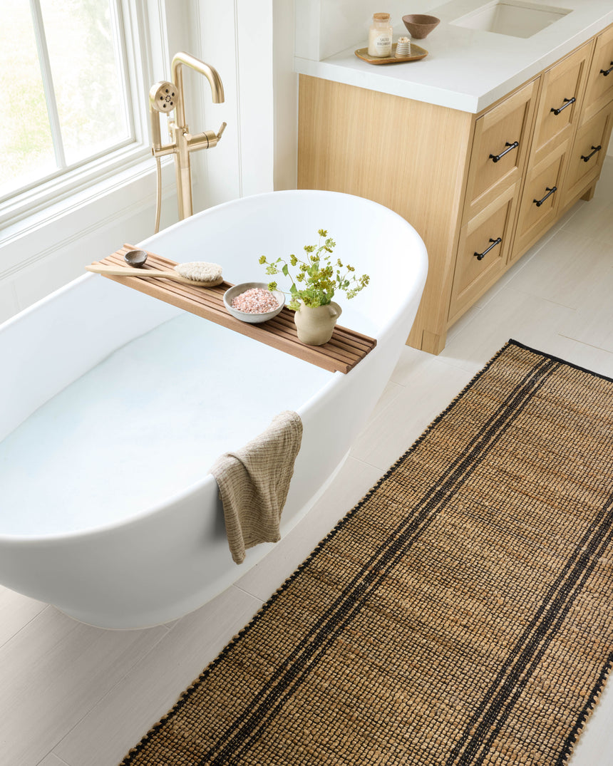 Colton Rug 01 | Natural / Black