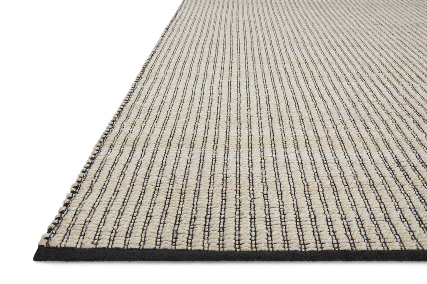 Colton Rug 02 | Ivory / Black