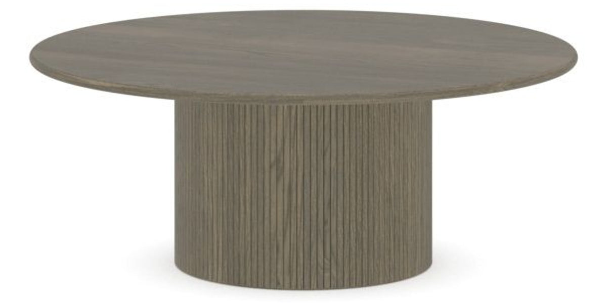 Canadel Accent Round Coffee Table 4242 C3 in 08 Shadow, side view