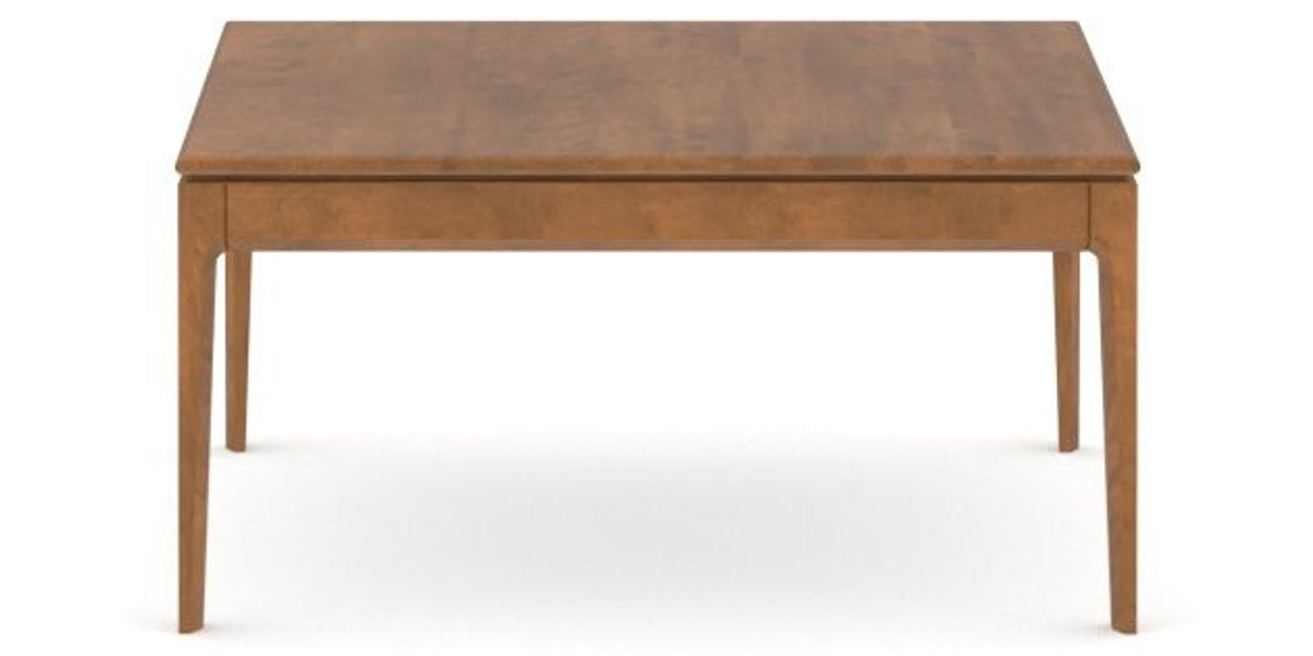 Canadel Accent Square Coffee Table 3636 DH in Oak Washed Birch with Matte Finish, side view