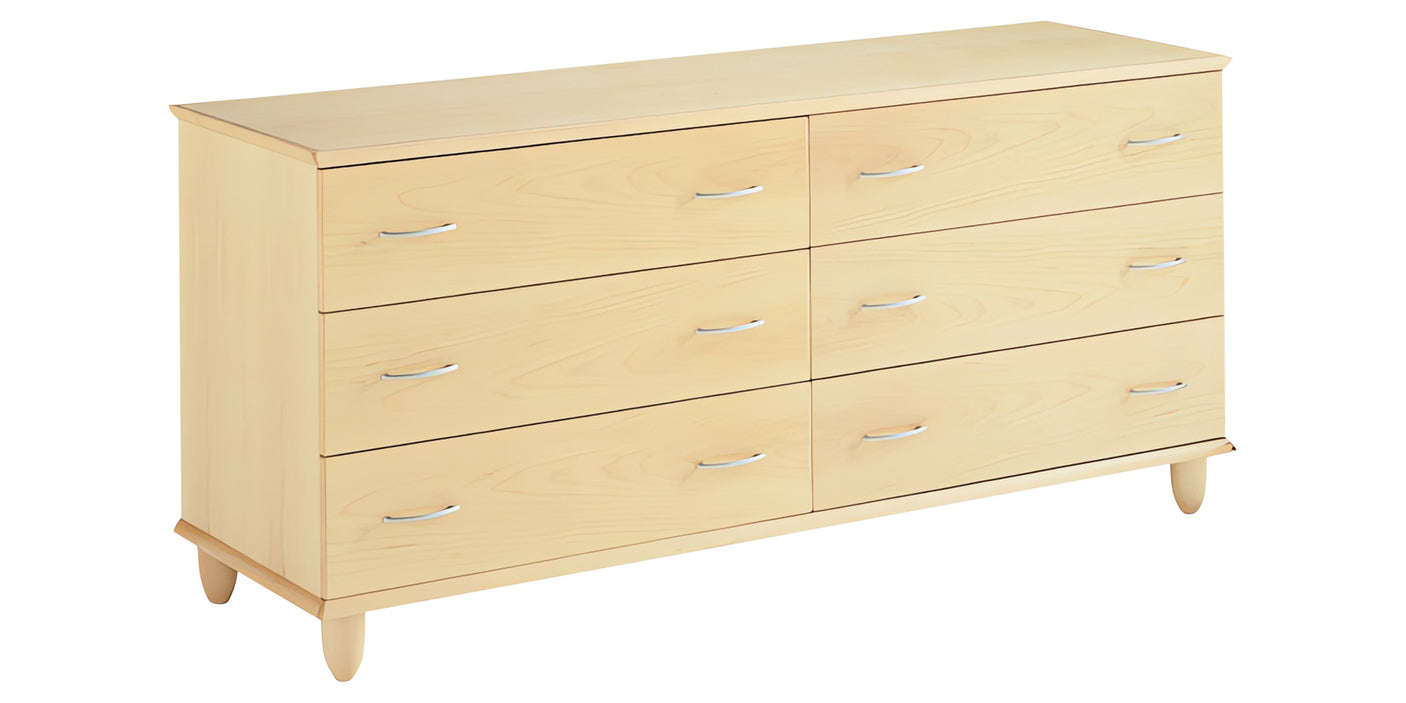 Matte White Oak | Mobican Contempora Double Dresser | Valley Ridge Furniture
