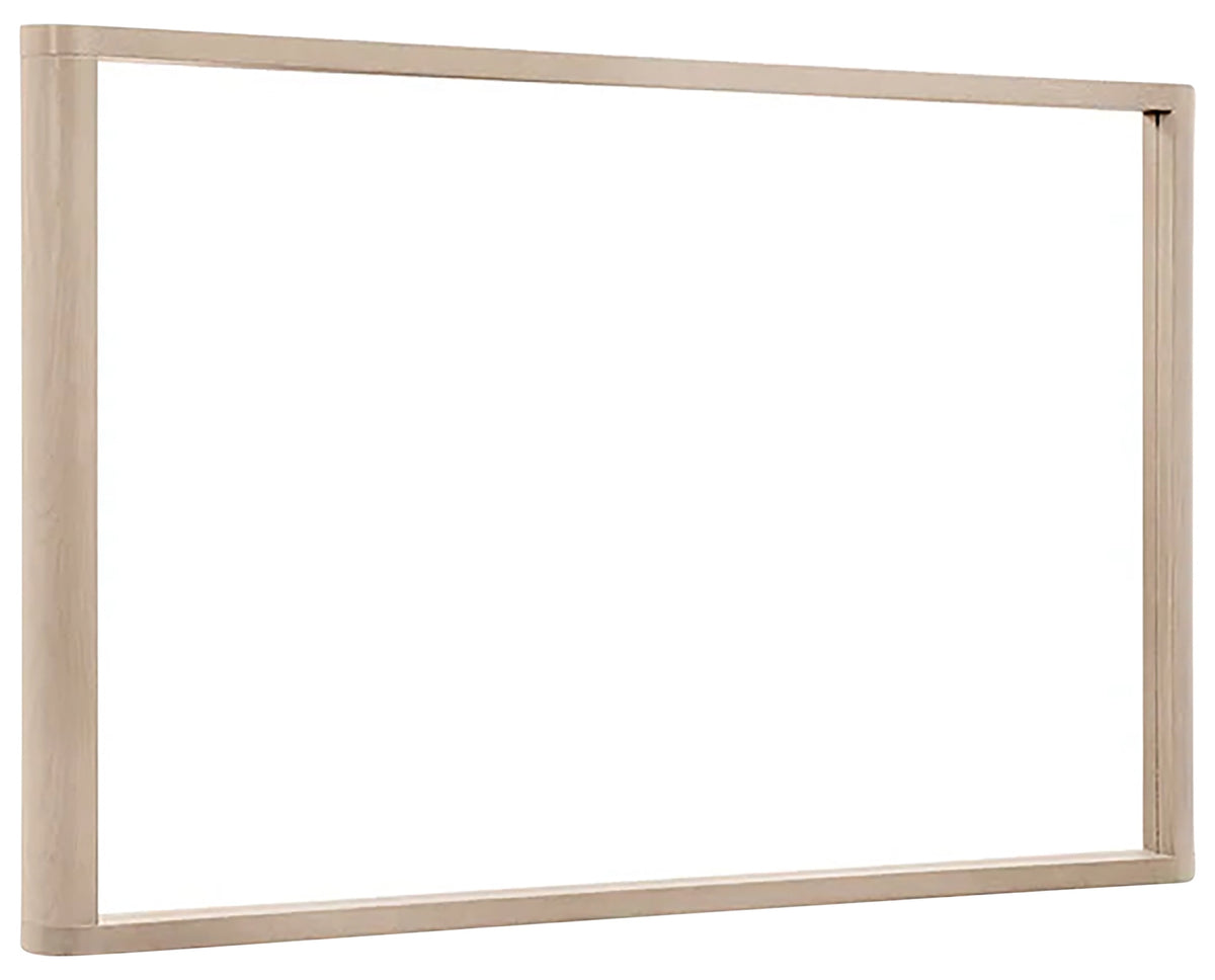 West Bros Curva Landscape Mirror in 45 Weathered Wood