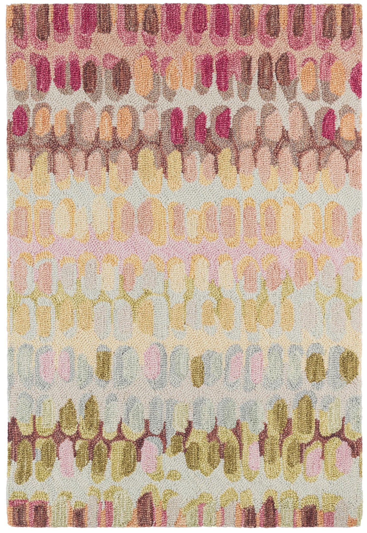 Paint Chip Hand Micro Hooked Wool Rug