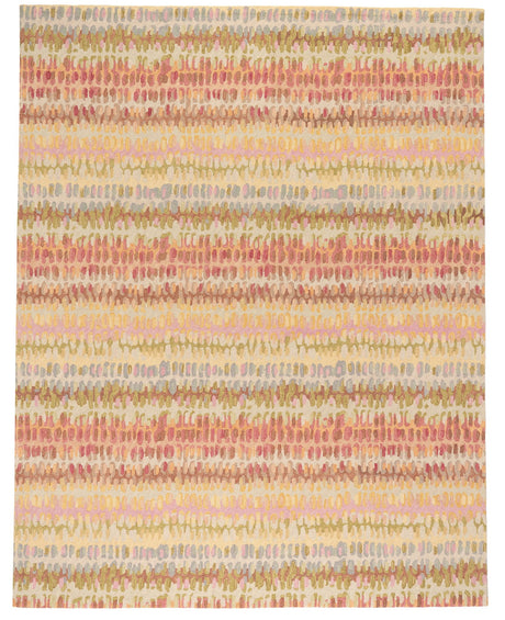 Paint Chip Hand Micro Hooked Wool Rug