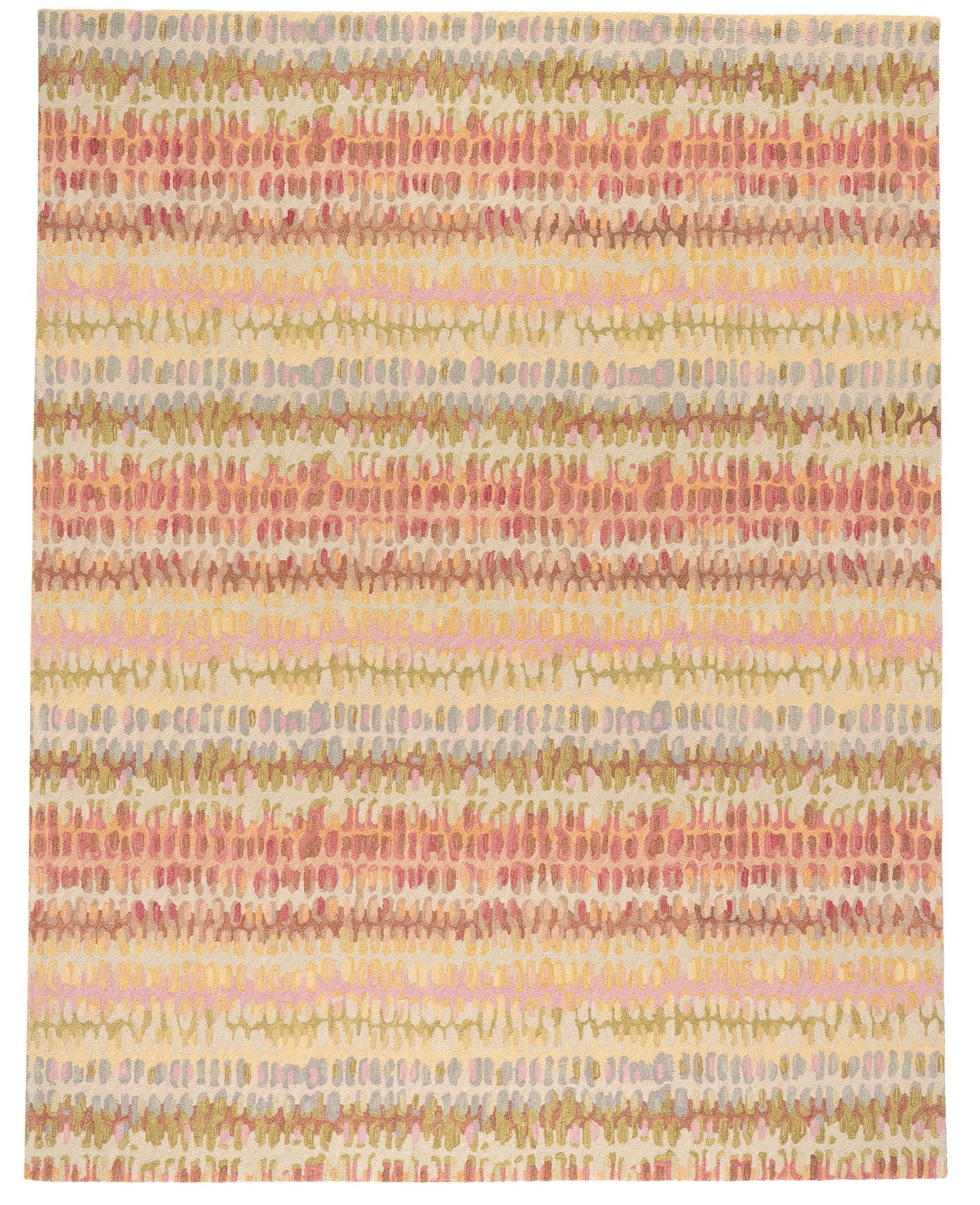 Paint Chip Hand Micro Hooked Wool Rug