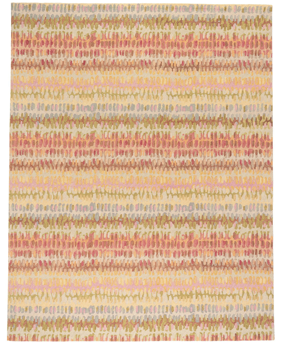 Paint Chip Hand Micro Hooked Wool Rug