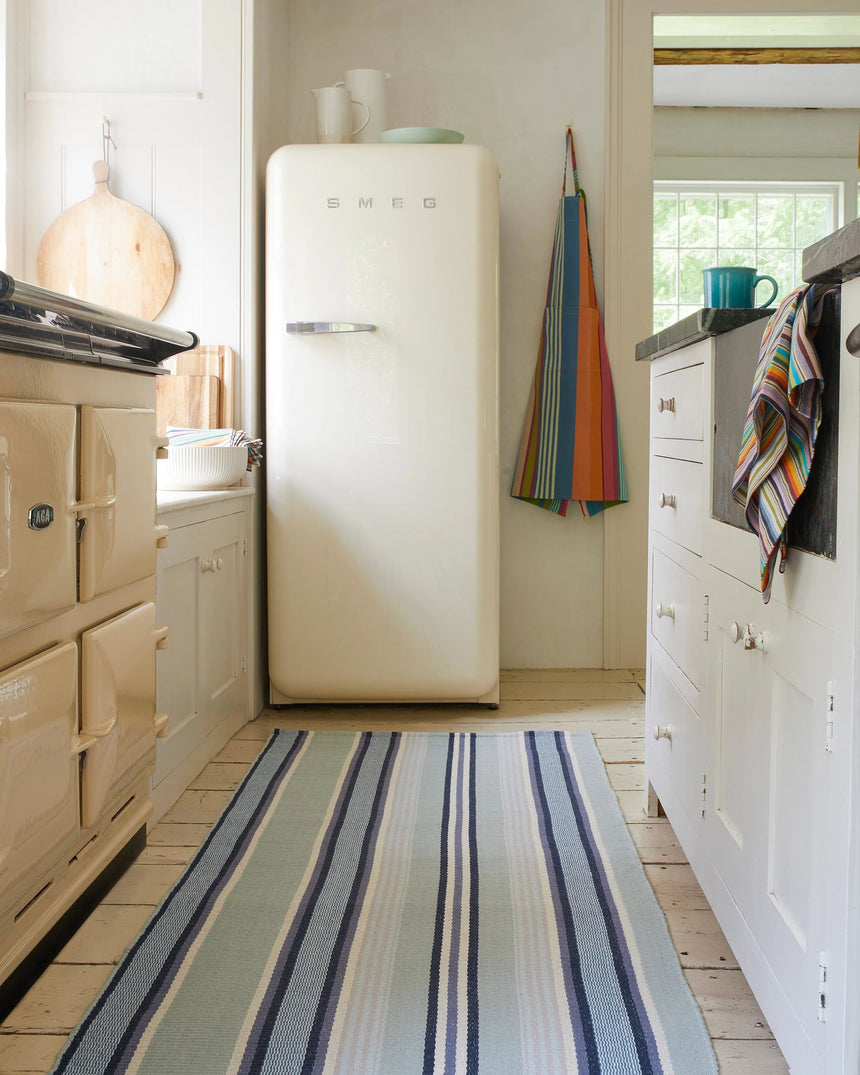 Barbados Stripe Handwoven Cotton Rug
