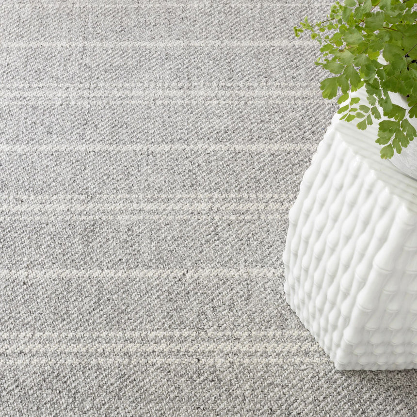 Melange Stripe Handwoven Indoor/Outdoor Rug