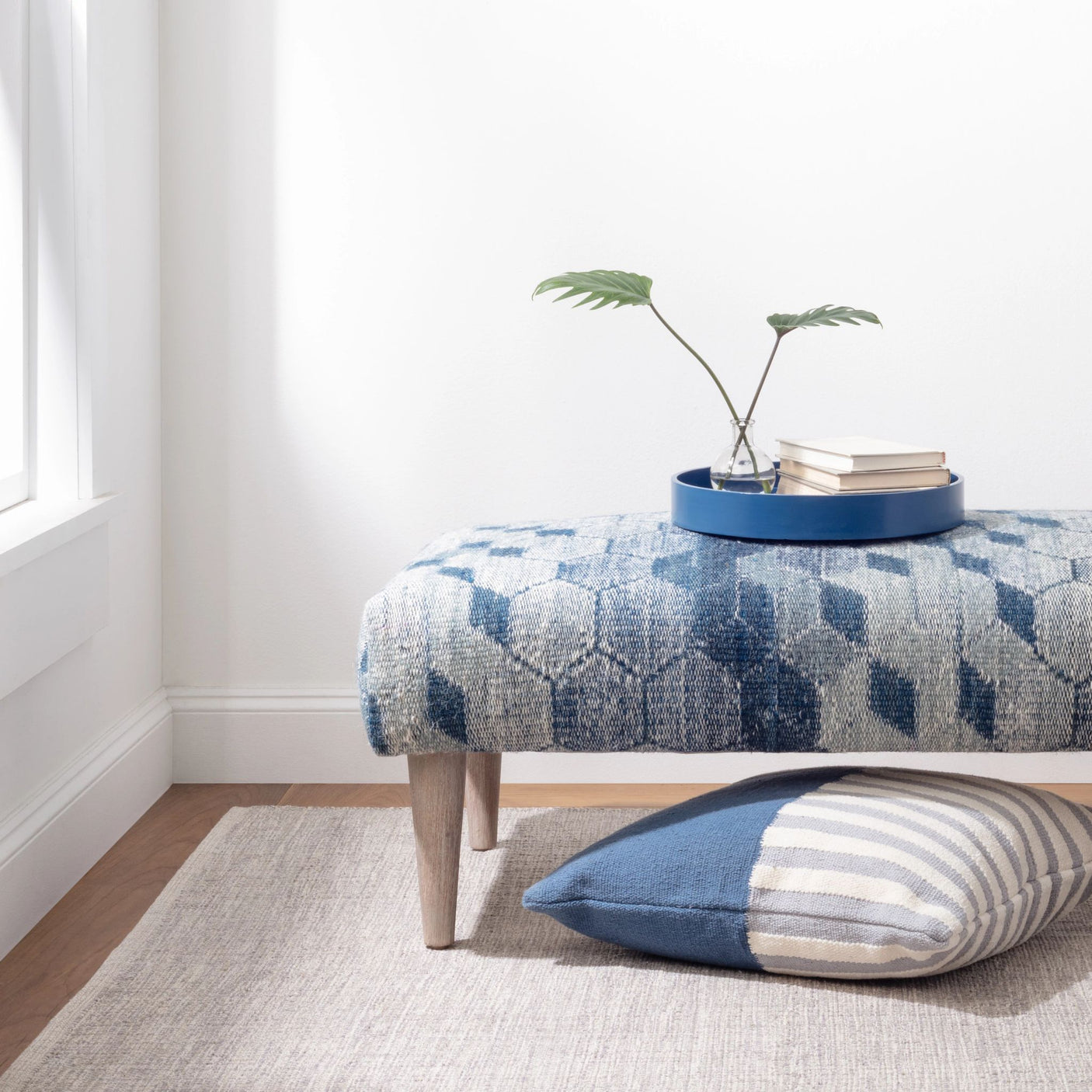 Marled Handwoven Cotton Rug