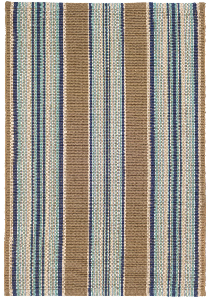 Heron Stripe Handwoven Indoor/Outdoor Rug