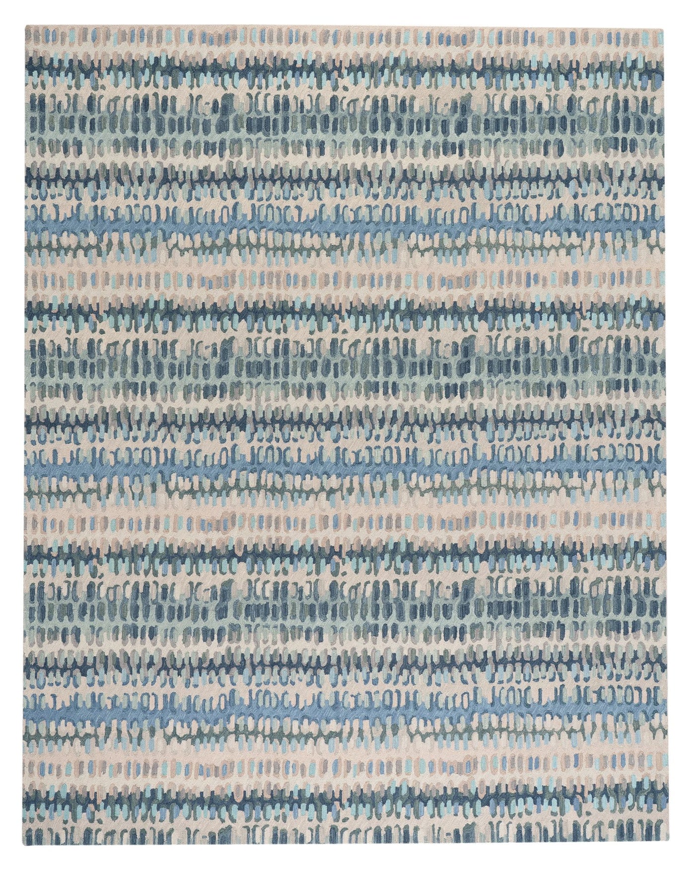 Paint Chip Hand Micro Hooked Wool Rug