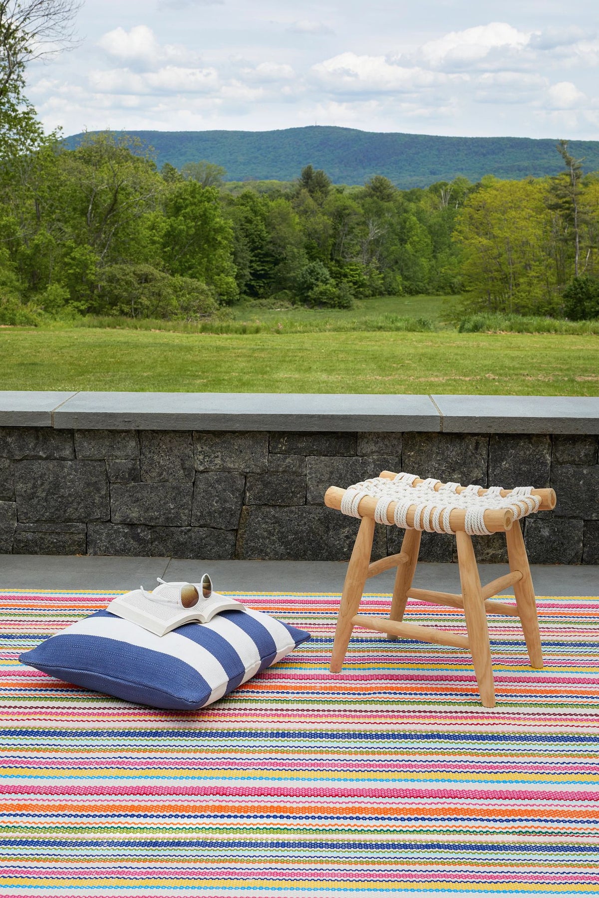 Summer Stripe Handwoven Indoor/Outdoor Rug