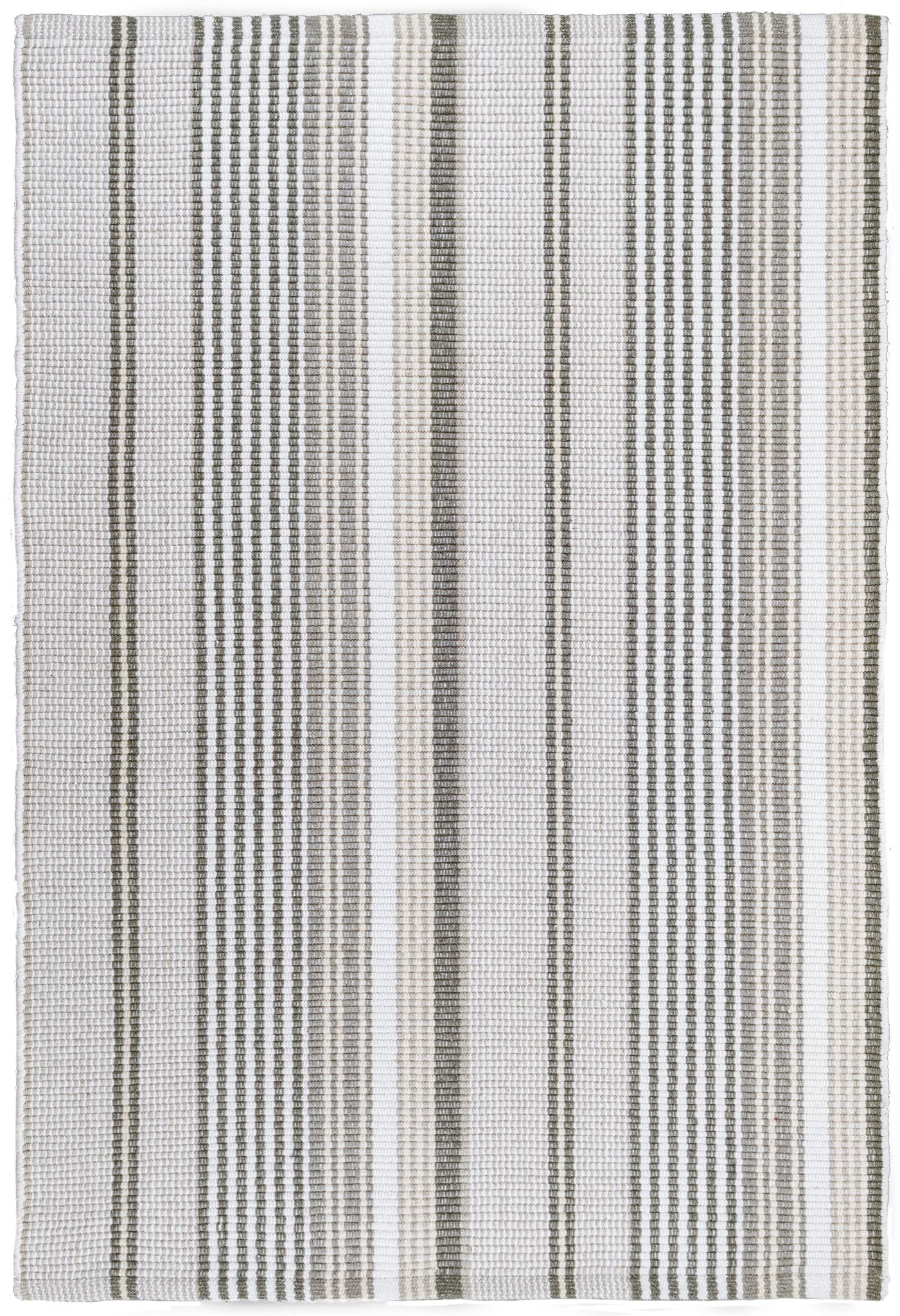 Gradation Ticking Handwoven Indoor/Outdoor Rug
